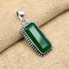Beauteous Green Onyx Gemstone Handmade 925 Sterling ISlver Jewelry Pendant For Wedding Gift