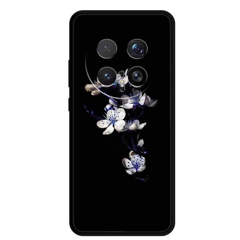Cartoon Case For Honor Magic8 Pro 5G Case Black Silicone TPU Soft Back Cover For Honor Magic8Pro 2025 Case Shockproof Funda Para