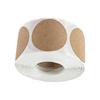 500pcs Roll Of Brown Kraft Round Craft Sticker Adhesive Labels For DIY Projects And Holiday Celebration Strong Adhesion