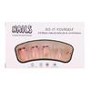 24 Pieces Short French Tip Press On Nail Square Shape False Nail Stick on Nail With Bows And Flower Design For Women