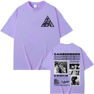 Canserbero Všetko, čo potrebujeme, je láska Album 2025 Turné Tričká Pánske Dámske Harajuku Vintage Nadrozmerné Tričko Vysoko kvalitné tričko#Farba