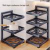 4-Tier Under-Sink Kitchen Pot Storage Rack