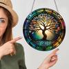 Suncatcher Panel Sun Catchers Wall Hanging Decor with Chain and Hook Acrylic Home Decoration Panel Door Sign Hanging Decoration