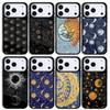 Vintage Mond Sonne Sterne Himmelskörper Handyhülle Für Apple iPhone 17 air 16 Pro Max 15 Pro Max 14 13 12 11 Mini Rückseite