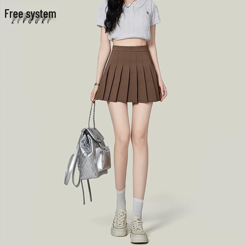 

Women s High-Waist Pleated A-Line Mini Skirt M