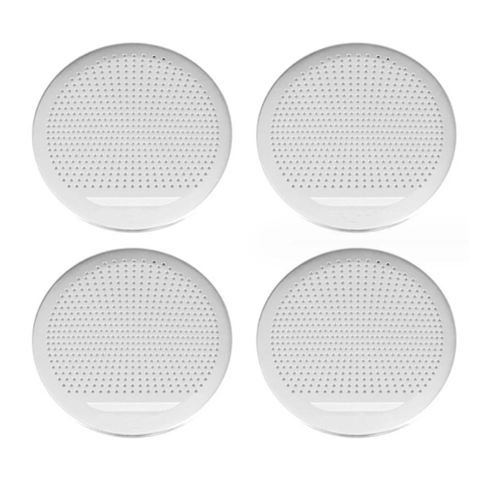 

4Pcs Stainless Steel Car Door Speaker Stereo Cover Trim For BMW X5 X6 X3 X4 5GT E70 E71 F25 F26 F07 Auto Para Voiture Interior чорний