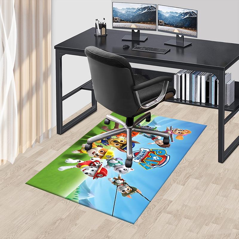 1pc Paw Patrol Adventure Carpet for Playroom Bedroom Living Room Sofa Home Decor,kids Game Area Rug Non-slip Floor Mat Y728111
