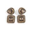 IngeSight.Z Vintage Geometric Irregular Acrylic Drill Drop Earring Woman Classic Luxury Banquet Party Ear Accessory Jewelry Gift