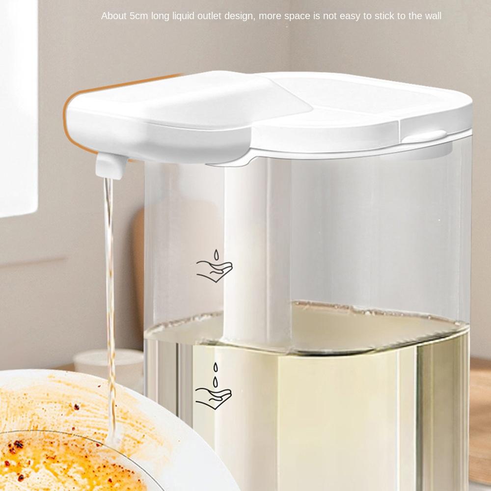 Touchless Automatic Liquid Soap Dispenser High Capacity Infrared Induction Smart Dish Soap Bottle Waterproof Adjustable