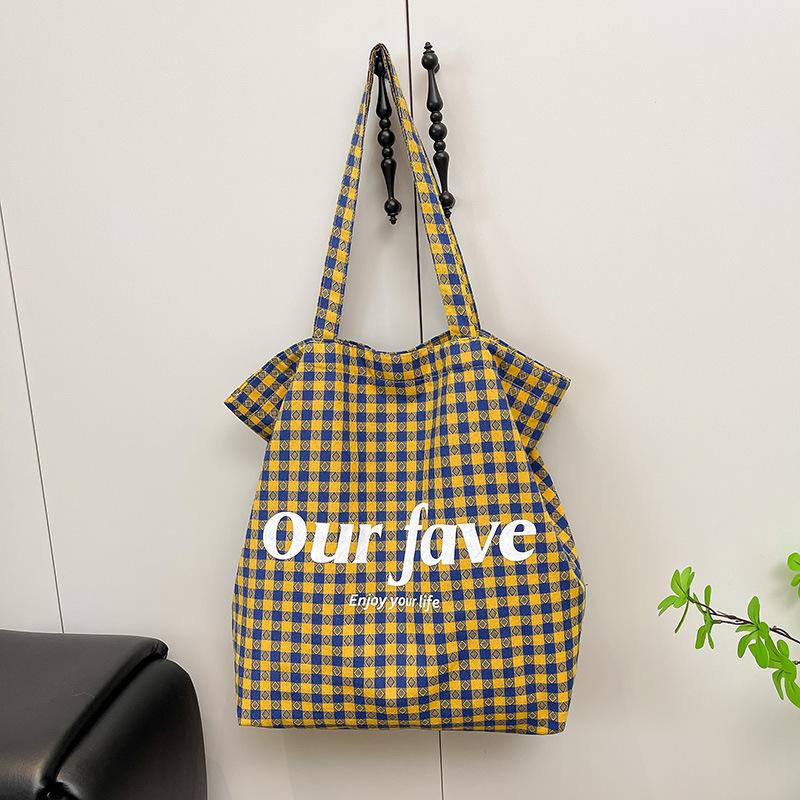 

College style niche design shoulder bag large capacity commuter bag simple leisure foreign style fashion personality tote bag