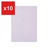 MIDORI Ring-Bound Notebook, Color Dot Grid, A5 - Purple