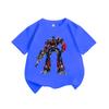 Summer Children's T-Shirt New Transformers Optimus Prime Print Parent-Child Casual Fashion