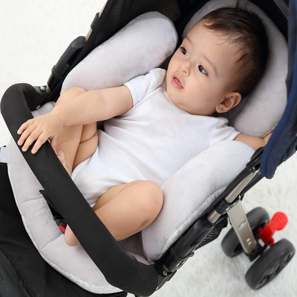 Baby Seat Pad, Plush Breathable Portable Double-sided Car Seat Baby Cushion, Baby for Car Stroller