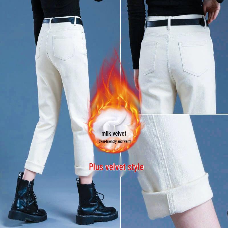2025 Women's High Waist Summer Slimming Straight Leg Cropped Jeans
