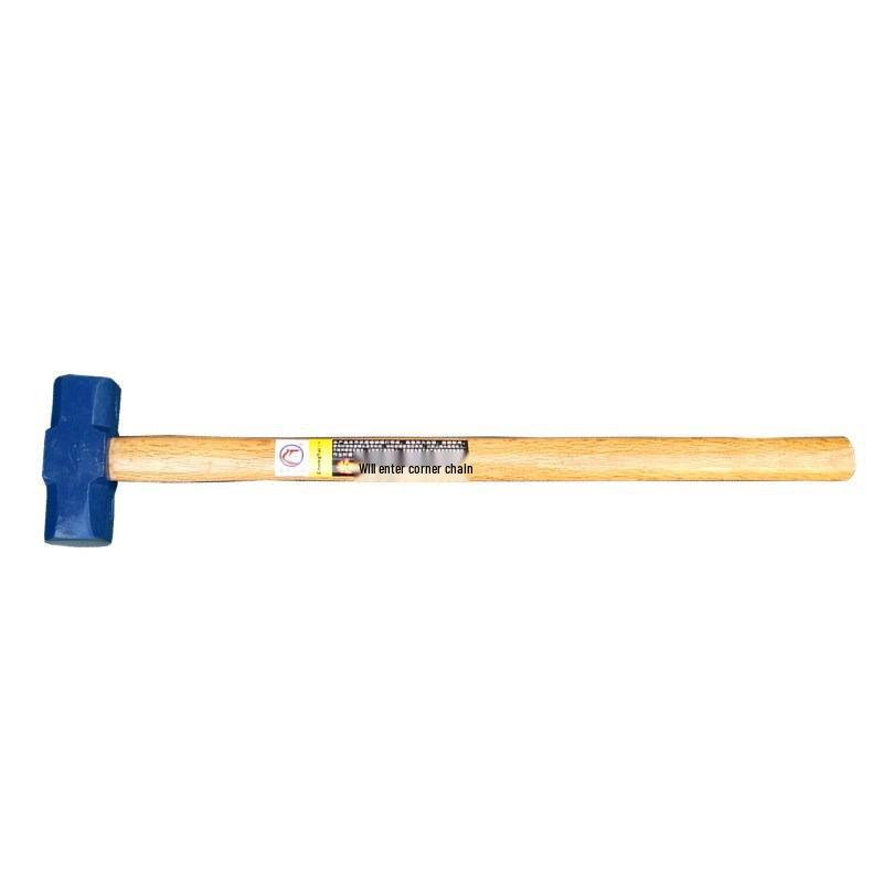 Marteau-piqueur octogonal forgé en acier au carbone de 18 lb avec manche en bois