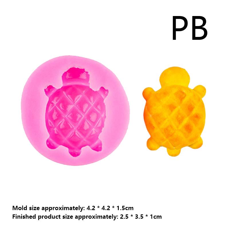 1Pc Turtle Mold Silicone Mold For Turtle Making Reusable Turtle Resin Epoxy Mould Casting Molds DIY Silicone Mould