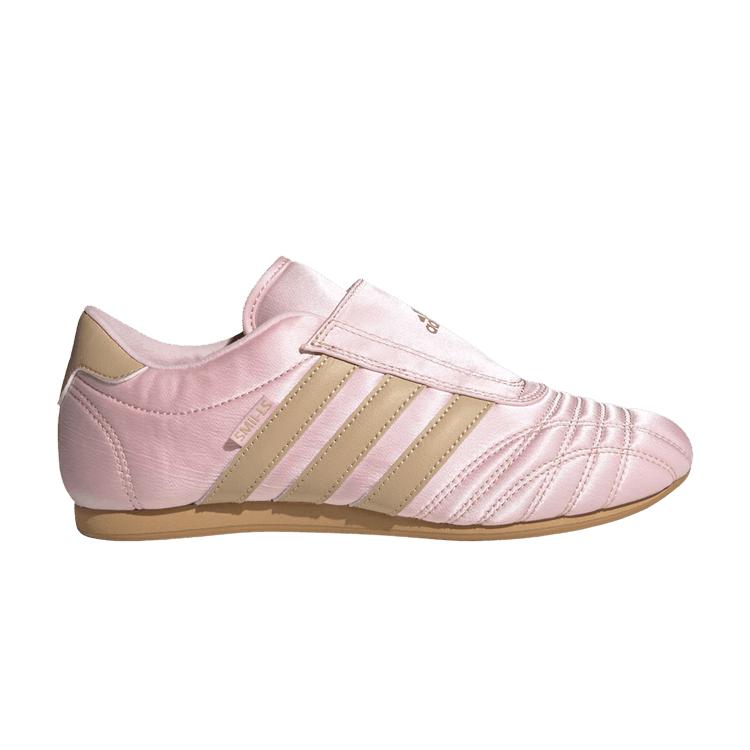 

Adidas Тхэквондо Прозрачно-розовый атлас Женские кроссовки Магический бежевый резиновая подошва JQ8209 36