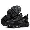 Rotary button new safety shoes for men, anti-impact and anti-piercing work shoes, fashionable men's sports shoes, and safety pro