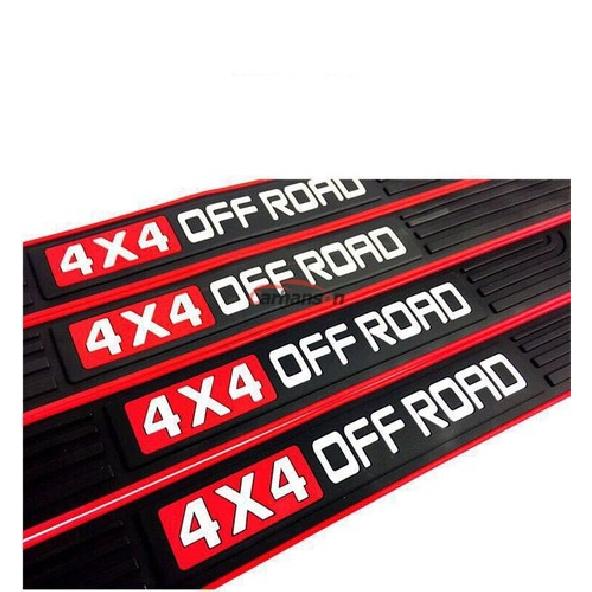 Car Accessories Rubber Door Sill Plate Protector Trim Scuff Guard Auto Sticker