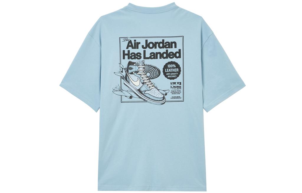 Nike T Shirts Men's HQ8973 427 Crew Neck Moderate HQ8973-427