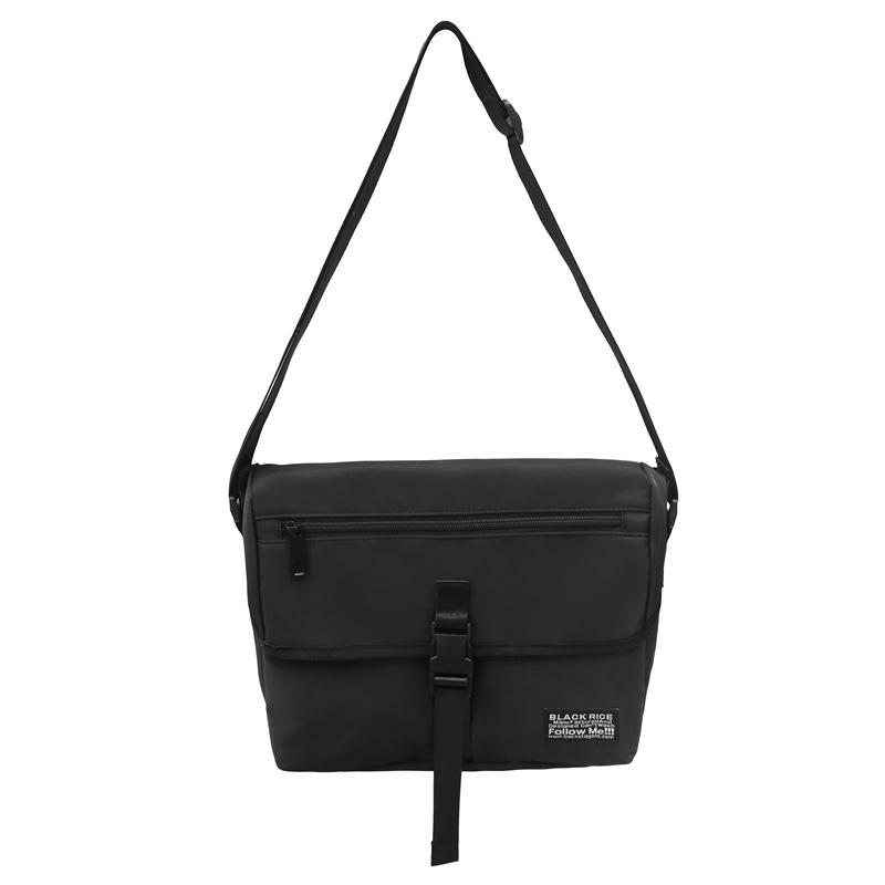 

Мужская сумка через плечо, модная ретро-сумка почтальона, мужская сумка, трендовая функциональная сумка-мессенджер, дорожная сумка для отдыха чёрный