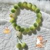 Cartoon Resin Cat Claw Lucky Cat Bracelet For Women Chinese Style Small Cute Ethnic Jewelry Couple Student Birthday Gift