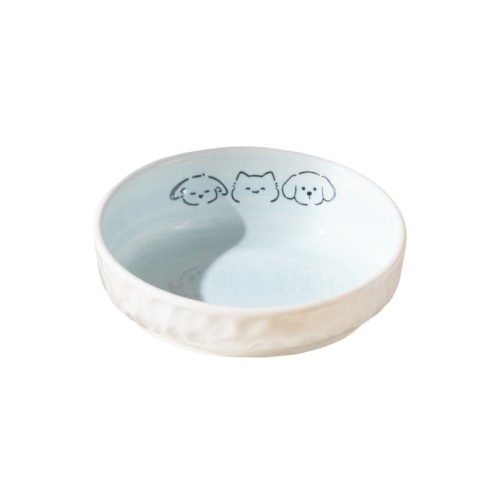 Ceramic Elevated Cat Bowl Anti-Vomiting Raised Pet Feeder Pet Food Water Bowl  Pet Supplies