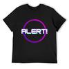 Glowing Circle Alert! - The Circle T-Shirt Graphic T Shirt Vintage Summer Tops Vintage Anime Shirt Black T-shirts for Men