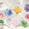 60 Pcs Plant Flower Cluster Stickers Junk Journal Creative Stationery DIY Decorative Stickers Scrapbook School Supplies