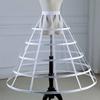 5-ringad Lolita Crinoline Elastisk Midja Viktoriansk Underkjol Under Klänningen