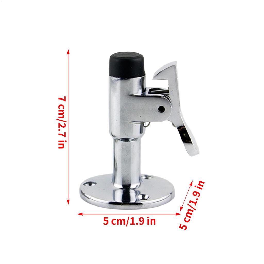 Door Stoppers Magnesium Alloy Windproof Hardware 2.7in Magnesium Alloy Marine Door Stopper For Fence Wall Cruise Ship Hotel