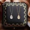 All-body Oval Necklace Japanese and Korean Simple Temperament Fashionable and Versatile Niche Collarbone Chain for Women
