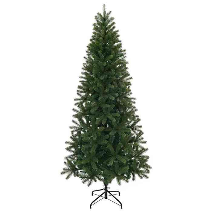 VidaXL Sapin de Noël artificiel Vert 180 cm PVC, PE et acier, Déco salon, arbre artificiel moderne, fête de Noël, 42018734