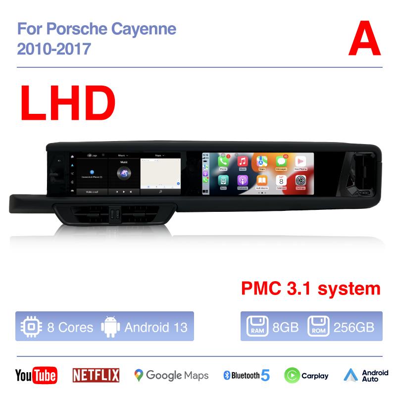 12.3Inch For Porsche Cayenne 2011-2017 GPS Navigation Car Multimedia Player Radio Android13 12+256G CarPlay 4G 360Camera 7870SC