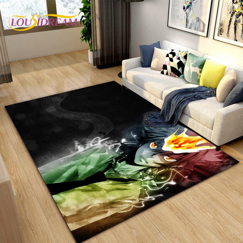 Nauczyciele Hitman Reborn Anime Dywan Obszarowy Duży, Dywan do Salonu Sypialni Sofa Wycieraczka Dekoracja, Dzieci Antypoślizgowa Mata Podłogowa