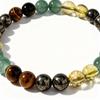 Festive Gifts Tiger Eye Green Aventurine Citrine Pyrite Beaded Bracelet Natural Fashion Jewelry For Men Women Daily Wear Gift