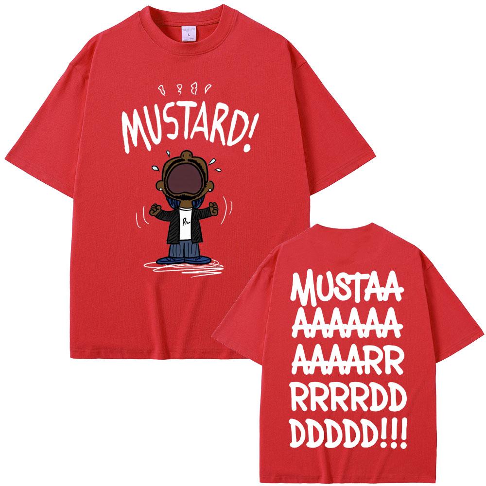 

Rapper Kendrick Lamar Not Like Us Mustard Funny Print T-shirts Men Women Hip Hop Popular Music T-shirt Men s Oversized T Shirts S