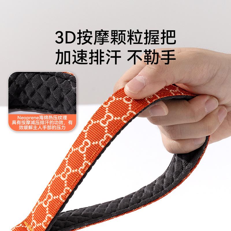 Dog Traction Rope Anti-explosion Rush P Rope P Chain Walking Dog Rope Dog Chain Small Medium and Large Dog Anti-winding Bolt Dog Training Dog Rope