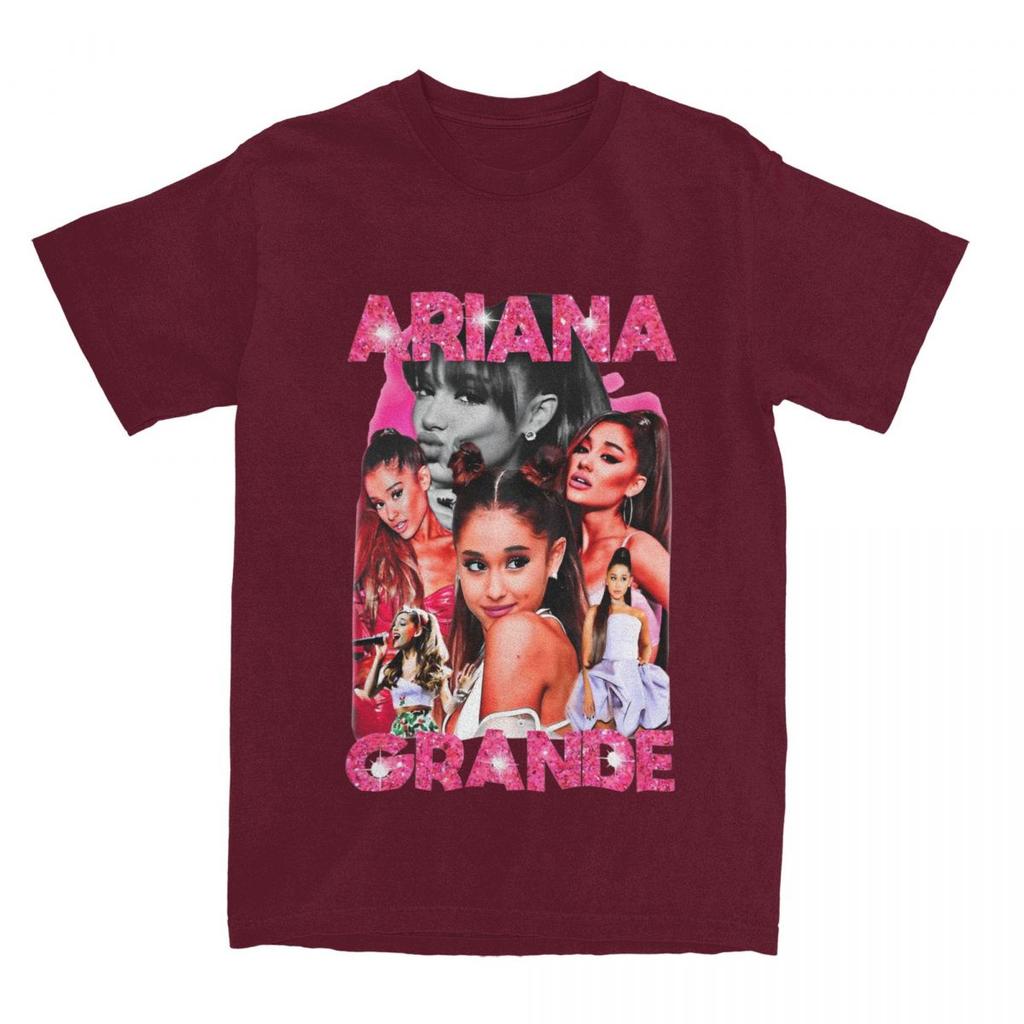 Ledig Ariana Singer 2024 T-shirt Herr O-hals Ren Bomull T-shirts Kortärmade T-shirts Presentidé Kläder
