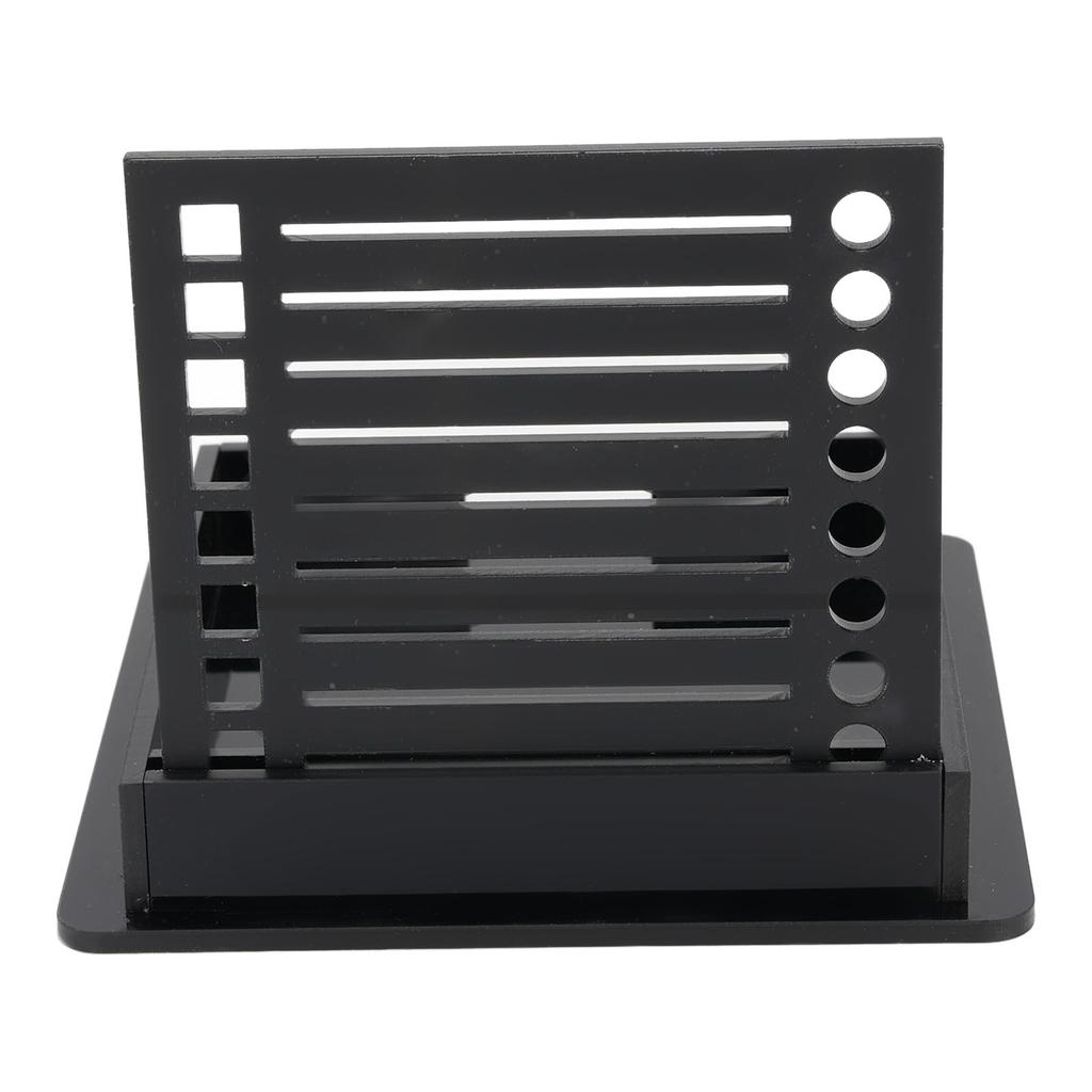 Hållare för Post-it-lappar ABS Memo Pad Organizer med Schablon för 3x3 tums anteckningsblock Pop Up-lappar