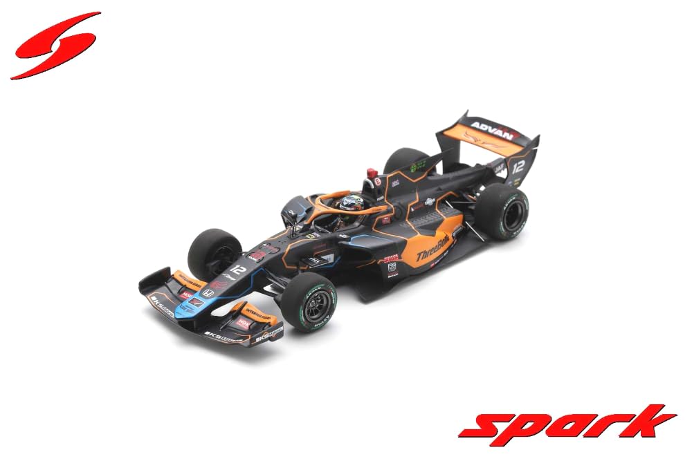 Spark ThreeBond Racing SF23 HR417E Super Formula 2024 Atsushi Miyake Finished Model 1/43 M-TEC #12