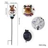 Festive Garden Lighting 31.5inch Santa Claus Decor Easy Installation Festive Holiday Decor Mini Christmas Tree