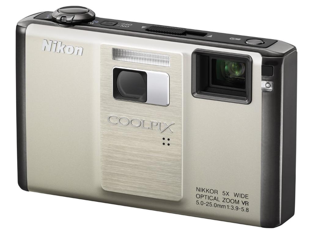 Nikon COOLPIX S1000pj Digitalkamera Silber, (S1000pjSL)