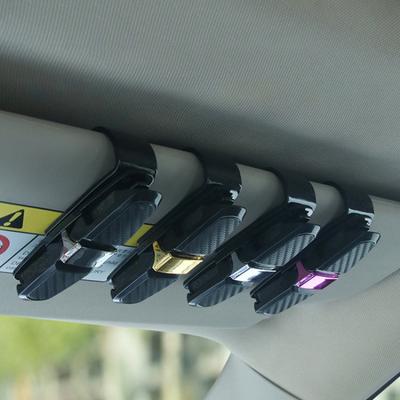 1Pc Glasses Holder For Car Sun Visor Sunglasses Clip Card Ticket Holder Clip