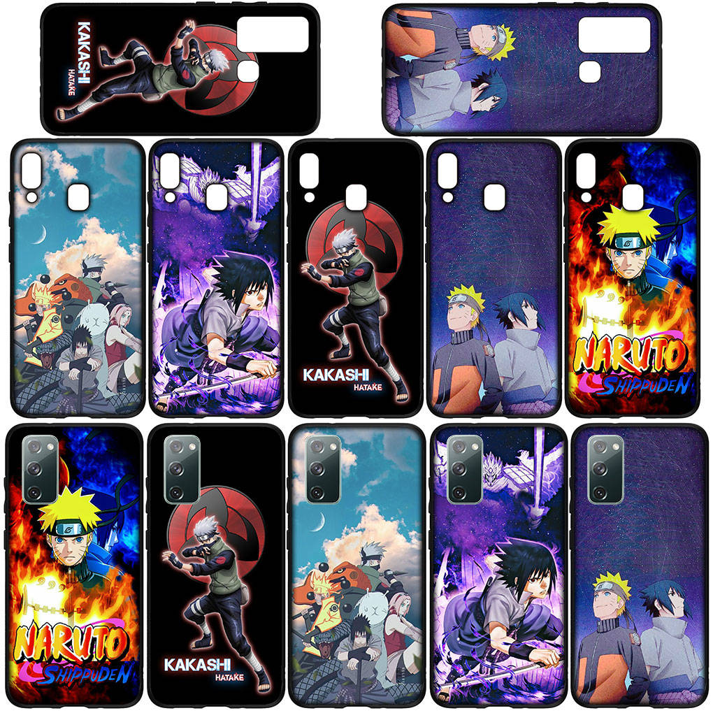 Case for Samsung Galaxy S25 S24 S23 iPhone 16 15 Xiaomi Redmi Note 14 13 12 16E 8 X 11 Pro Max XR OPPO Moto Huawei Cartoon Uchiha Sasuke Naruto Cover