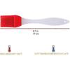 Silicone Pastry Brush - Heat Resistant Basting Brush for Cooking, BBQ & Grilling - Flexible Red Oil Brush Edition 0909