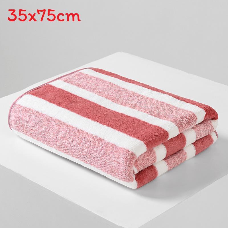 Bath Towel Wrap Coral Fleece Thick Large Absorbent Home Use For Face And Body