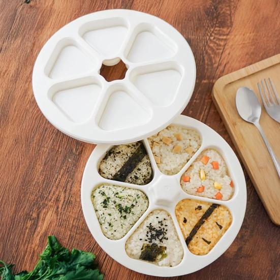 Sushi Mold Triangle Onigiri Mold Bento Box Japanese Sushi Making Kit Sushi Press Maker Rice Ball Box