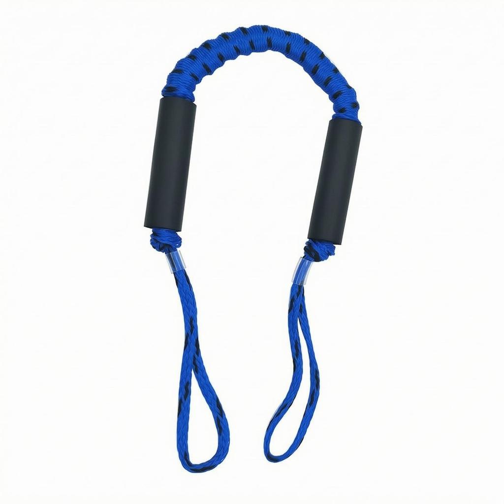 Docking Rope with Loops Flexible Braided Boat Shielding for Owners