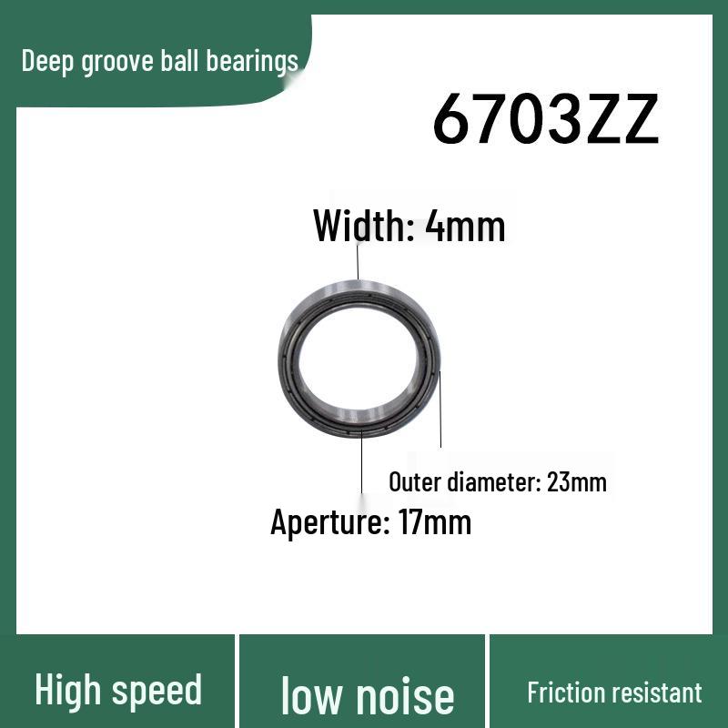 Thin-Walled Miniature Deep Groove Ball Bearings 6700-6706 Series